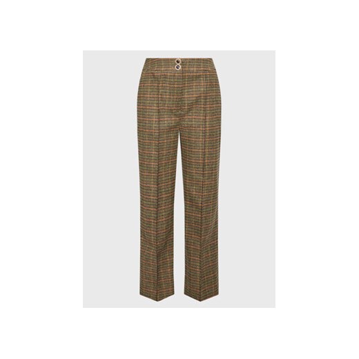 IXIAH Spodnie materiałowe X221-70117 Beżowy Relaxed Fit ze sklepu MODIVO w kategorii Spodnie damskie - zdjęcie 168565321