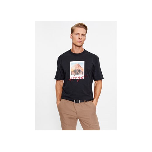 Hugo T-Shirt 50494397 Czarny Regular Fit ze sklepu MODIVO w kategorii T-shirty męskie - zdjęcie 168565422