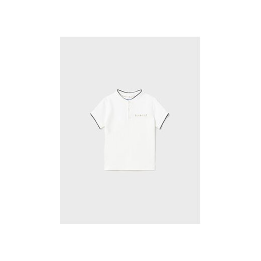 Mayoral Polo 1101 Biały Regular Fit ze sklepu MODIVO w kategorii Koszulki niemowlęce - zdjęcie 168565430