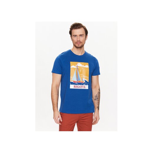 Regatta T-Shirt Cline VII RMT263 Niebieski Regular Fit ze sklepu MODIVO w kategorii T-shirty męskie - zdjęcie 168565670