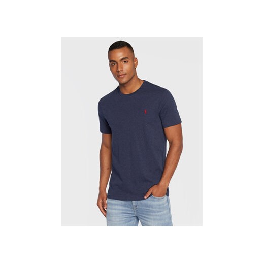 Polo Ralph Lauren T-Shirt 710671438282 Granatowy Slim Fit ze sklepu MODIVO w kategorii T-shirty męskie - zdjęcie 168565733
