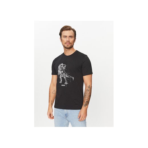 Boss T-Shirt Terassic 50510376 Czarny Regular Fit ze sklepu MODIVO w kategorii T-shirty męskie - zdjęcie 168566002