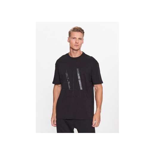 Armani Exchange T-Shirt 8NZTPQ ZJH4Z 5237 Czarny Regular Fit ze sklepu MODIVO w kategorii T-shirty męskie - zdjęcie 168566464