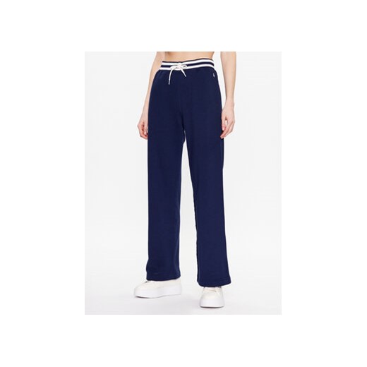 Polo Ralph Lauren Spodnie dresowe 211892659001 Granatowy Regular Fit ze sklepu MODIVO w kategorii Spodnie damskie - zdjęcie 168566791