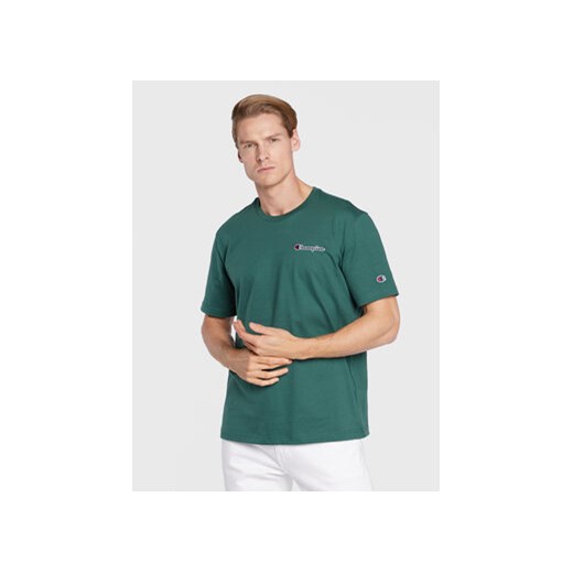 Champion T-Shirt 218006 Zielony Regular Fit Champion S MODIVO