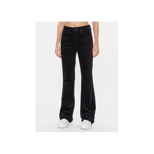 Wrangler Spodnie materiałowe Westward 112144786 Czarny Bootcut Fit ze sklepu MODIVO w kategorii Spodnie damskie - zdjęcie 168567231