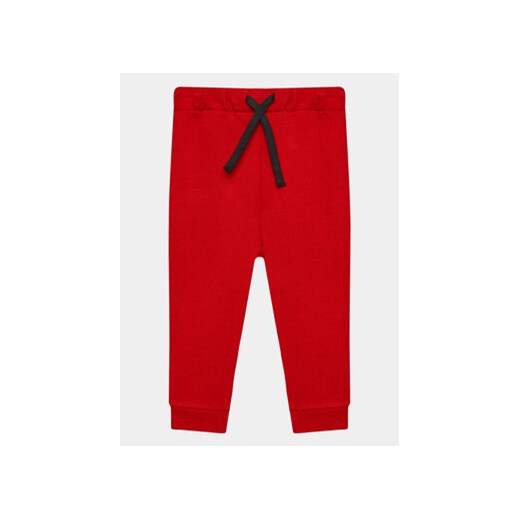United Colors Of Benetton Spodnie dresowe 3J70GF010 Czerwony Regular Fit ze sklepu MODIVO w kategorii Spodnie chłopięce - zdjęcie 168567434