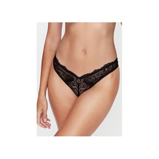 Emporio Armani Underwear Figi brazylijskie 164589 3F206 00020 Czarny ze sklepu MODIVO w kategorii Majtki damskie - zdjęcie 168567500