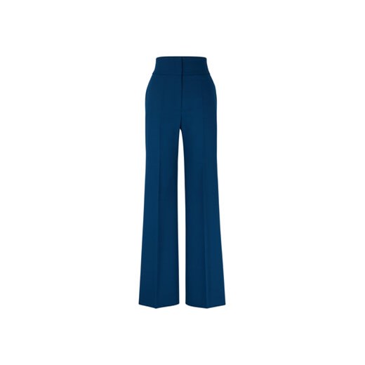 Hugo Spodnie materiałowe 50485638 Niebieski Regular Fit 40 MODIVO okazyjna cena