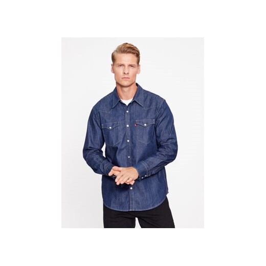 Levi's® Koszula Barstow Western Standard 85744-0000 Granatowy Standard Fit ze sklepu MODIVO w kategorii Koszule męskie - zdjęcie 168567980