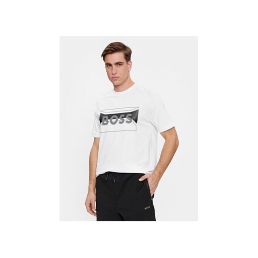 Boss T-Shirt Tee 2 50514527 Biały Regular Fit ze sklepu MODIVO w kategorii T-shirty męskie - zdjęcie 168567984