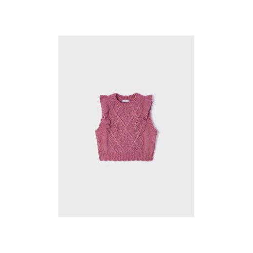 Mayoral Sweter 4.313 Różowy Regular Fit ze sklepu MODIVO w kategorii Kamizelki dziewczęce - zdjęcie 168568134