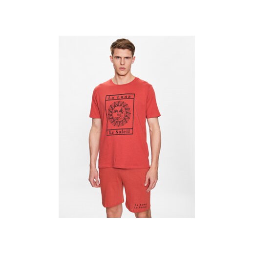 Brave Soul Piżama MLWS-149LUNA Czerwony ze sklepu MODIVO w kategorii Piżamy męskie - zdjęcie 168568364