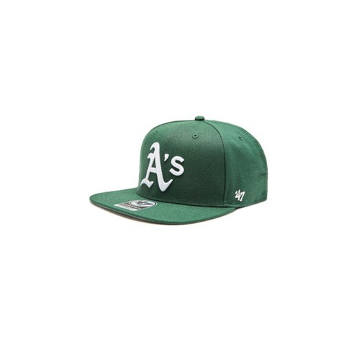47 Brand Czapka z daszkiem MLB Oakland Athletics Sure Shot '47 CAPTAIN B-SRS18WBP-DGB Zielony ze sklepu MODIVO w kategorii Czapki z daszkiem męskie - zdjęcie 168568372