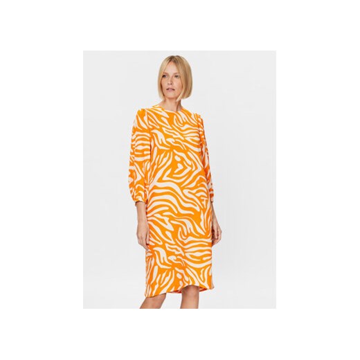 Seidensticker Sukienka codzienna 60.134783 Pomarańczowy Regular Fit ze sklepu MODIVO w kategorii Sukienki - zdjęcie 168568553