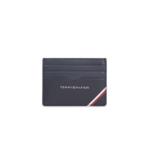 Tommy Hilfiger Etui na karty kredytowe Th Central Cc Holder AM0AM11583 Granatowy ze sklepu MODIVO w kategorii Etui - zdjęcie 168568600