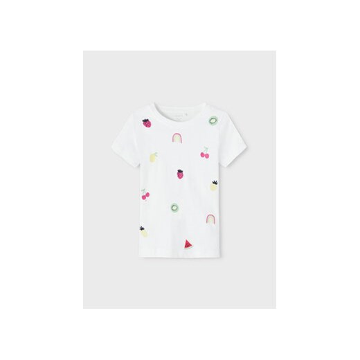 NAME IT T-Shirt 13215438 Biały Regular Fit ze sklepu MODIVO w kategorii Bluzki dziewczęce - zdjęcie 168568711