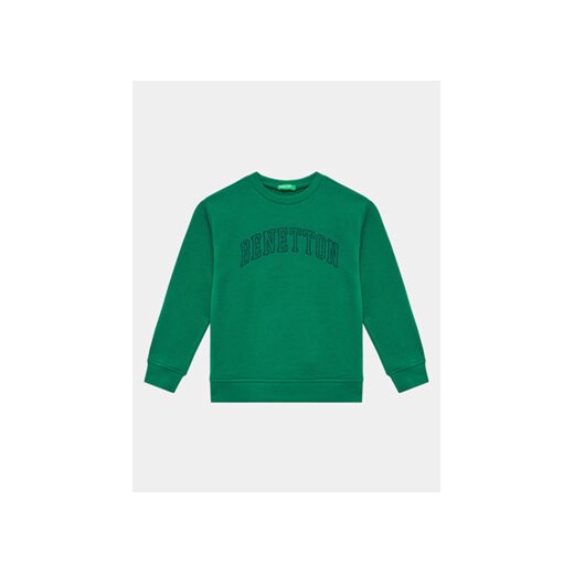 United Colors Of Benetton Bluza 3J68C10D4 Zielony Regular Fit ze sklepu MODIVO w kategorii Bluzy chłopięce - zdjęcie 168568801