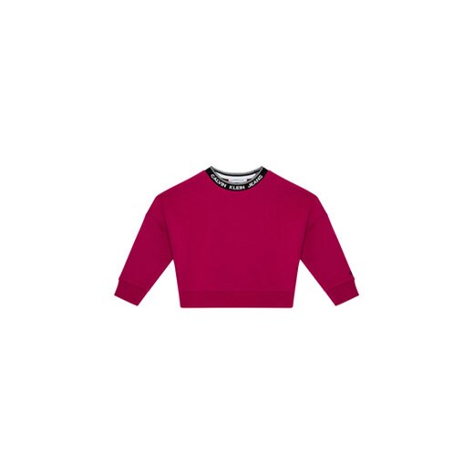 Calvin Klein Jeans Bluza Intarsia Logo IG0IG01009 Różowy Oversize 10Y promocyjna cena MODIVO