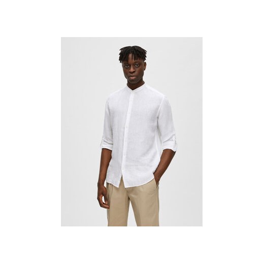 Selected Homme Koszula 16088372 Biały Regular Fit ze sklepu MODIVO w kategorii Koszule męskie - zdjęcie 168569400