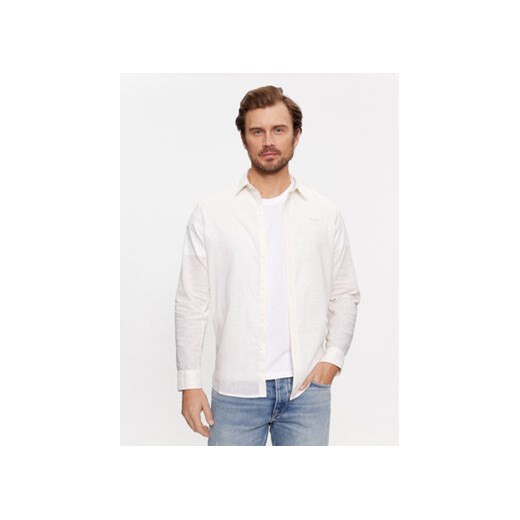 Pepe Jeans Koszula Parkers 26137/23/PL Biały Regular Fit ze sklepu MODIVO w kategorii Koszule męskie - zdjęcie 168570141