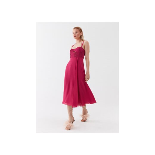 Patrizia Pepe Sukienka koktajlowa 2A2521/A248-M447 Różowy Regular Fit ze sklepu MODIVO w kategorii Sukienki - zdjęcie 168570274