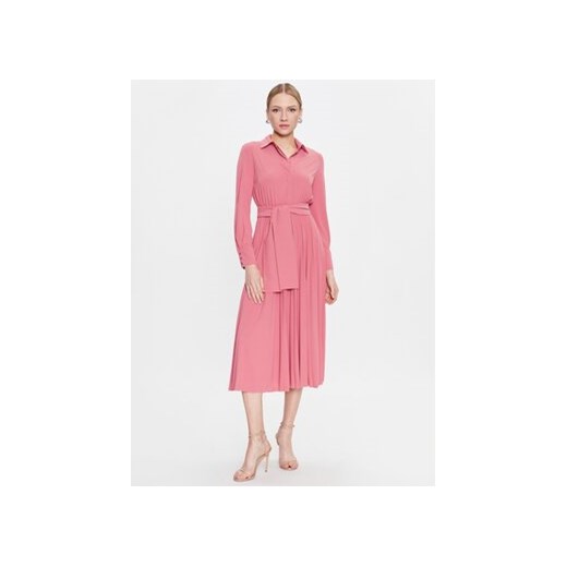 Marella Sukienka koszulowa Egadi 2336210231 Różowy Regular Fit ze sklepu MODIVO w kategorii Sukienki - zdjęcie 168570541