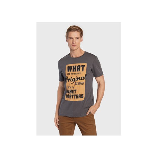 Blend T-Shirt 20714250 Szary Regular Fit ze sklepu MODIVO w kategorii T-shirty męskie - zdjęcie 168571164