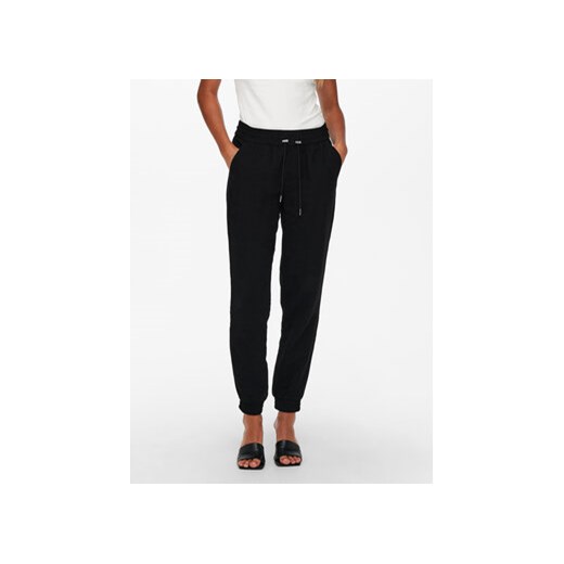 ONLY Spodnie dresowe 15203946 Czarny Regular Fit ze sklepu MODIVO w kategorii Spodnie damskie - zdjęcie 168571431