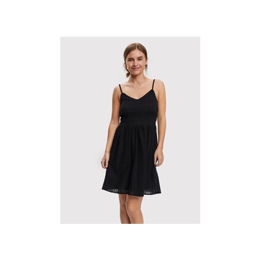 Vero Moda Sukienka letnia Honey 10220925 Czarny Regular Fit ze sklepu MODIVO w kategorii Sukienki - zdjęcie 168571701