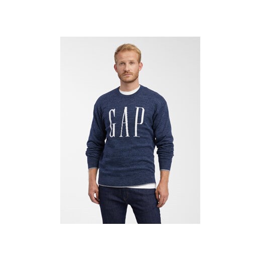 Gap Sweter 724378-00 Granatowy Regular Fit ze sklepu MODIVO w kategorii Swetry męskie - zdjęcie 168571990