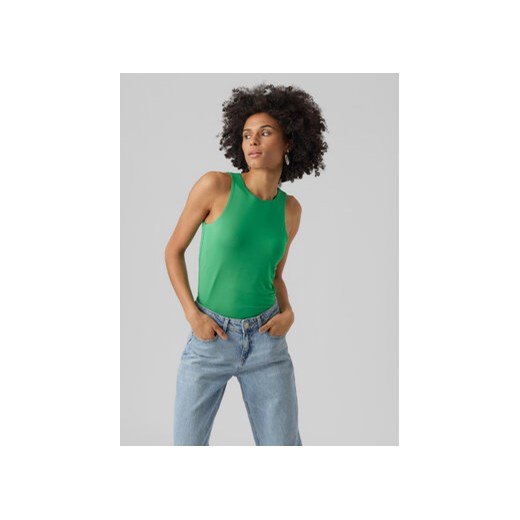 Vero Moda Top Bianca 10279787 Zielony Standard Fit ze sklepu MODIVO w kategorii Bluzki damskie - zdjęcie 168572051