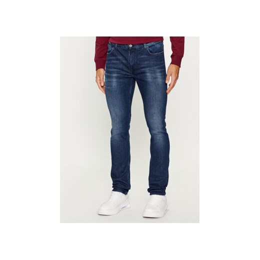 KARL LAGERFELD Jeansy 265801 534835 Granatowy Slim Fit ze sklepu MODIVO w kategorii Jeansy męskie - zdjęcie 168572371