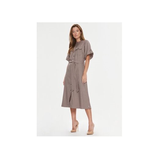 Tommy Hilfiger Sukienka koszulowa WW0WW40848 Kolorowy Regular Fit ze sklepu MODIVO w kategorii Sukienki - zdjęcie 168572722