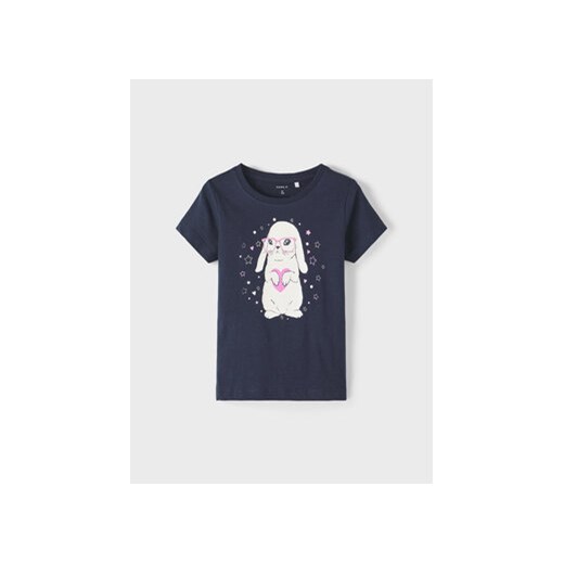 NAME IT T-Shirt 13213329 Granatowy Regular Fit ze sklepu MODIVO w kategorii Bluzki dziewczęce - zdjęcie 168573163