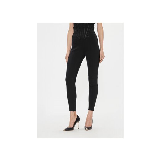 Elisabetta Franchi Spodnie materiałowe PA-036-37E2-V420 Czarny Slim Fit ze sklepu MODIVO w kategorii Spodnie damskie - zdjęcie 168573194