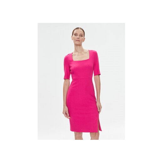 Boss Sukienka koktajlowa Doneba 50505816 Różowy Slim Fit ze sklepu MODIVO w kategorii Sukienki - zdjęcie 168573360
