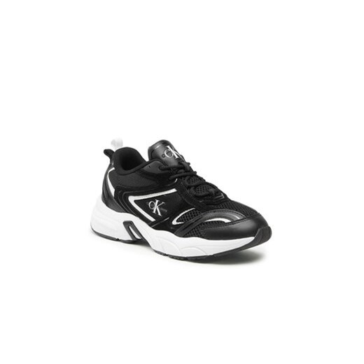 Calvin Klein Jeans Sneakersy Retro Tennis Su-Mesh wN YW0YW00891 Czarny 38 promocyjna cena MODIVO