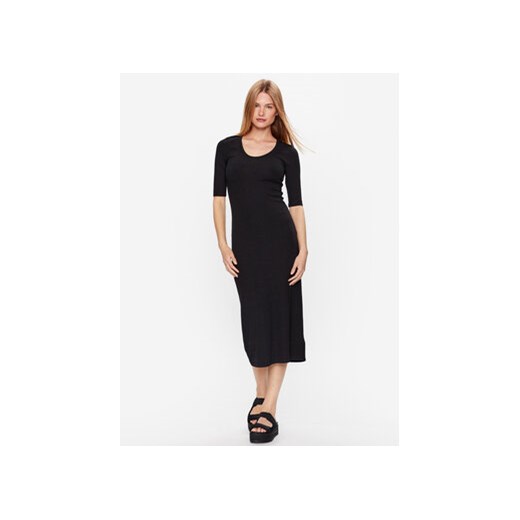 Calvin Klein Sukienka dzianinowa K20K205752 Czarny Slim Fit ze sklepu MODIVO w kategorii Sukienki - zdjęcie 168573801