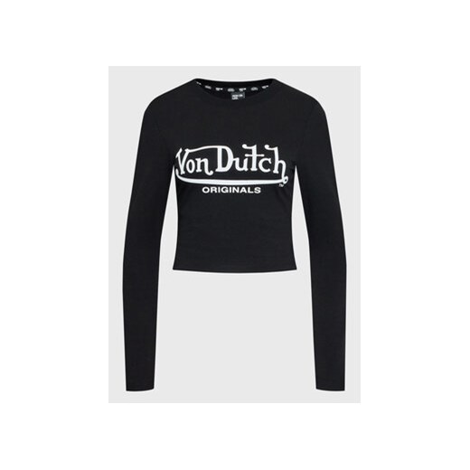 Von Dutch Bluzka Blair 6 224 009 Czarny Slim Fit ze sklepu MODIVO w kategorii Bluzki damskie - zdjęcie 168573823