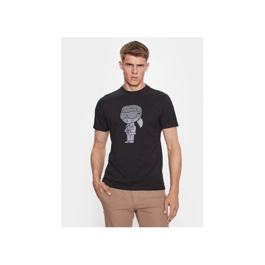 KARL LAGERFELD T-Shirt 755073 534250 Szary Regular Fit ze sklepu MODIVO w kategorii T-shirty męskie - zdjęcie 168574151