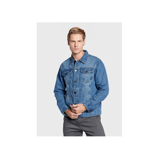 Brave Soul Kurtka jeansowa MJK-FIELDING Niebieski Regular Fit ze sklepu MODIVO w kategorii Kurtki męskie - zdjęcie 168574201