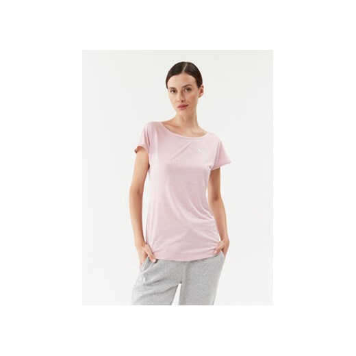 Salewa Koszulka techniczna Puez 26538 Różowy Regular Fit ze sklepu MODIVO w kategorii Bluzki damskie - zdjęcie 168574461