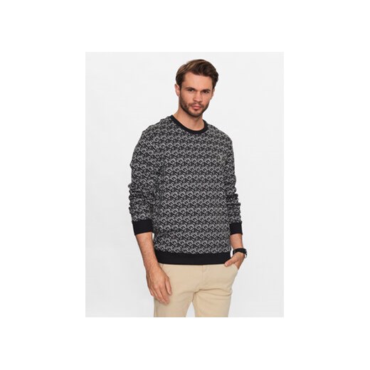 Guess Sweter M3YQ07 KBTO0 Czarny Regular Fit ze sklepu MODIVO w kategorii Swetry męskie - zdjęcie 168575320