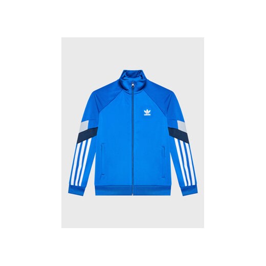 adidas Bluza Track HL6890 Niebieski Regular Fit ze sklepu MODIVO w kategorii Bluzy chłopięce - zdjęcie 168575624