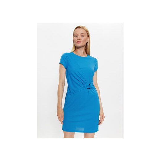 Lauren Ralph Lauren Sukienka koktajlowa 250902772003 Niebieski Regular Fit ze sklepu MODIVO w kategorii Sukienki - zdjęcie 168575730