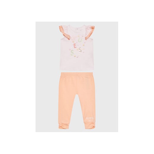Guess Komplet t-shirt i legginsy A3GG04 K6YW0 Kolorowy Regular Fit ze sklepu MODIVO w kategorii Komplety niemowlęce - zdjęcie 168575881