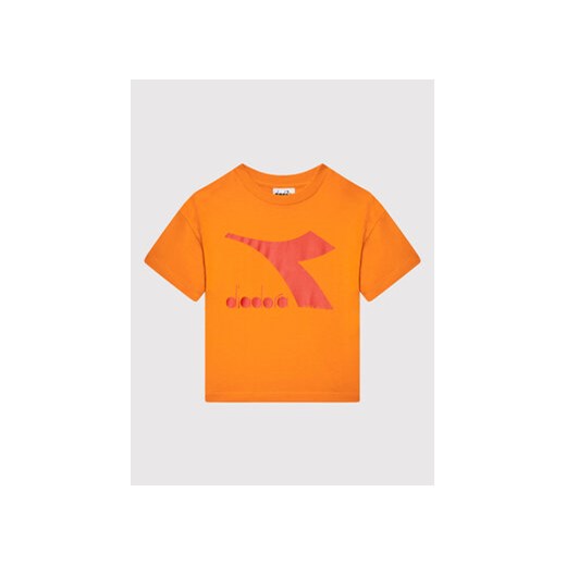 Diadora T-Shirt Rainbow 102.178266 Pomarańczowy Regular Fit Diadora XL okazja MODIVO