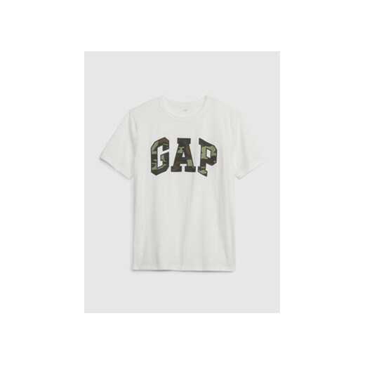 Gap T-Shirt 424016-04 Biały Regular Fit ze sklepu MODIVO w kategorii T-shirty chłopięce - zdjęcie 168575981