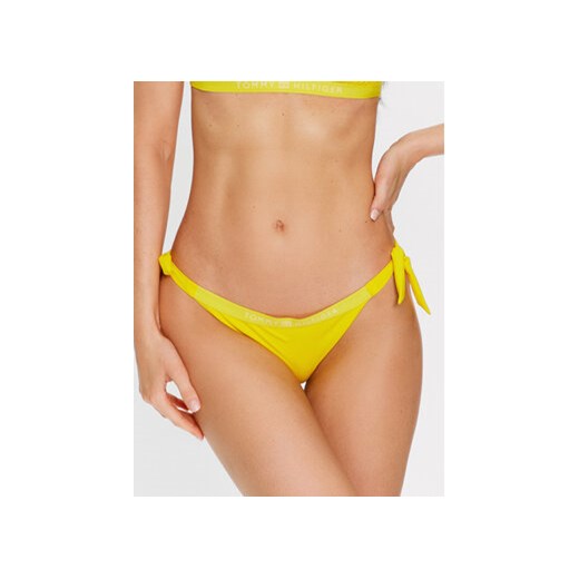 Tommy Hilfiger Dół od bikini UW0UW04583 Żółty ze sklepu MODIVO w kategorii Stroje kąpielowe - zdjęcie 168576064
